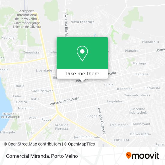 Comercial Miranda map