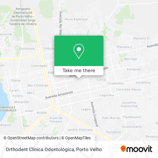 Orthodent Clínica Odontológica map