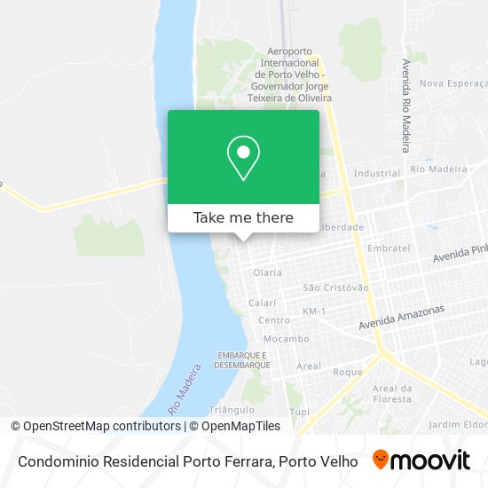 Mapa Condominio Residencial Porto Ferrara