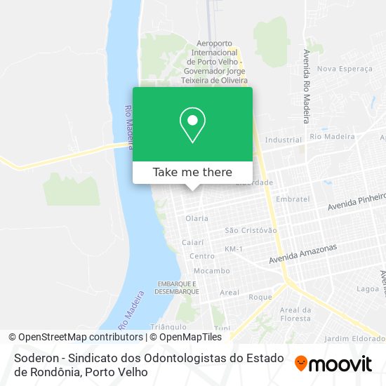 Mapa Soderon - Sindicato dos Odontologistas do Estado de Rondônia