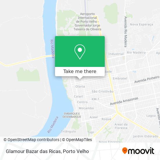 Glamour Bazar das Ricas map