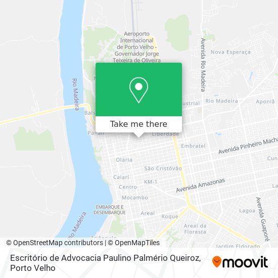 Mapa Escritório de Advocacia Paulino Palmério Queiroz