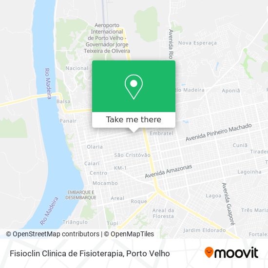 Fisioclin Clinica de Fisioterapia map