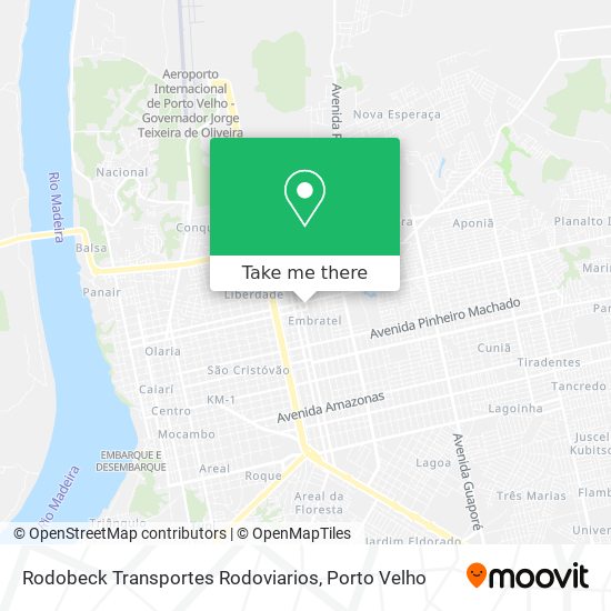 Rodobeck Transportes Rodoviarios map