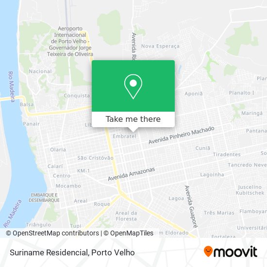 Suriname Residencial map