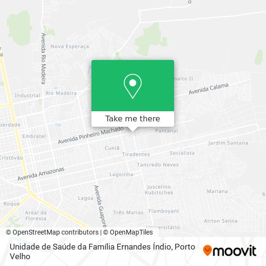 Unidade de Saúde da Família Ernandes Índio map