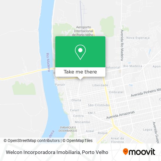 Mapa Welcon Incorporadora Imobiliaria