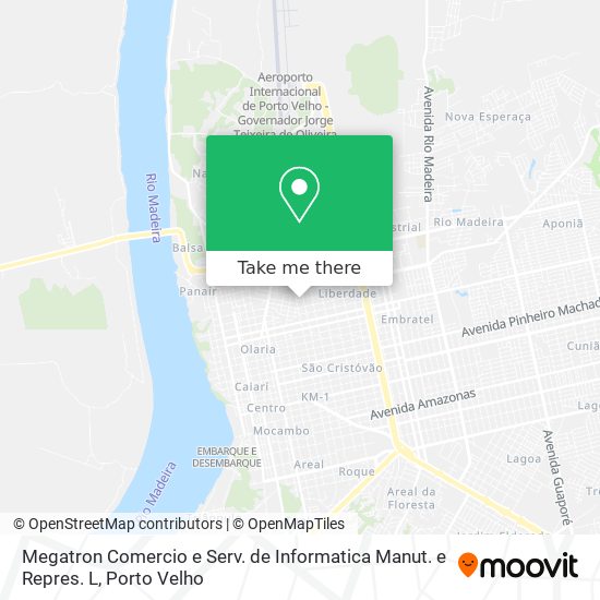 Megatron Comercio e Serv. de Informatica Manut. e Repres. L map