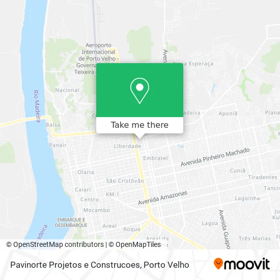 Pavinorte Projetos e Construcoes map