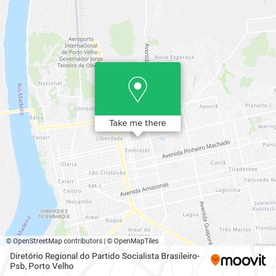 Diretório Regional do Partido Socialista Brasileiro-Psb map