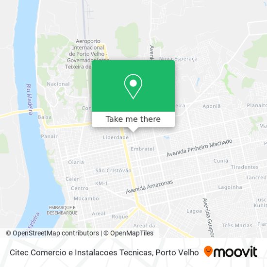 Citec Comercio e Instalacoes Tecnicas map