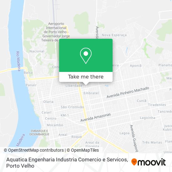 Aquatica Engenharia Industria Comercio e Servicos map