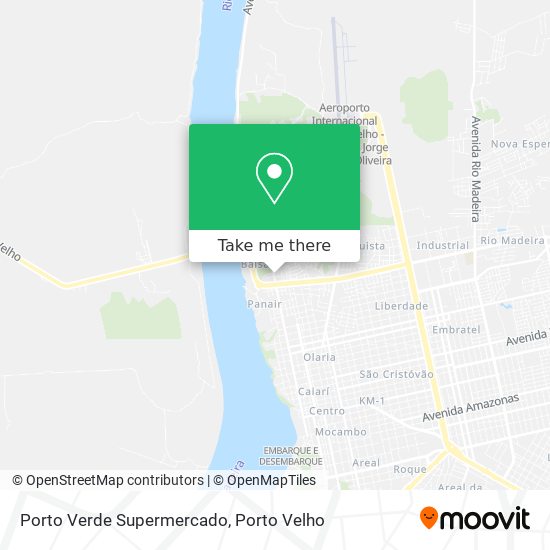 Porto Verde Supermercado map