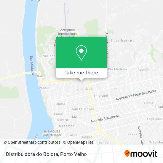 Distribuidora do Bolota map