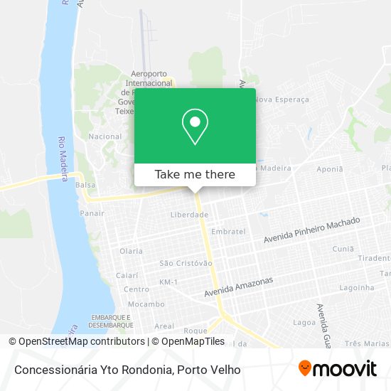 Concessionária Yto Rondonia map