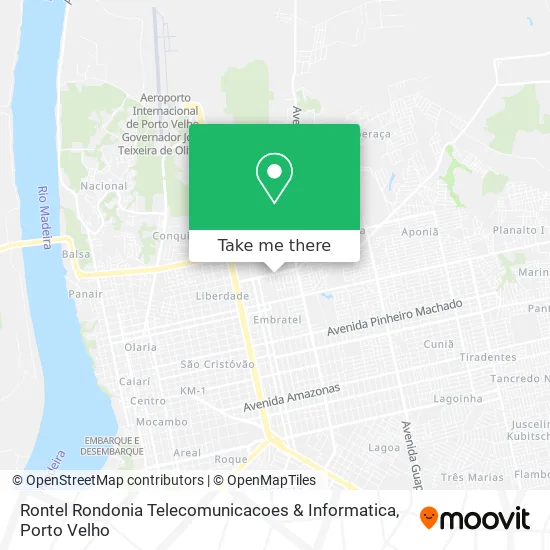 Rontel Rondonia Telecomunicacoes & Informatica map