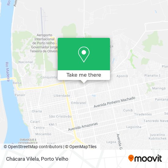 Chácara Vilela map