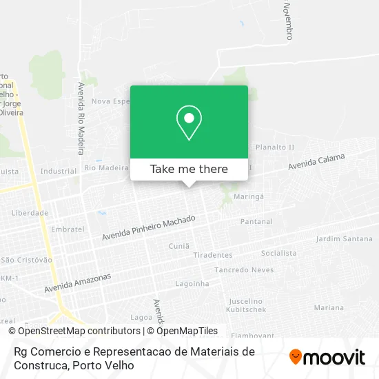 Rg Comercio e Representacao de Materiais de Construca map