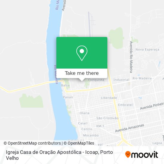 Igreja Casa de Oração Apostólica - Icoap map