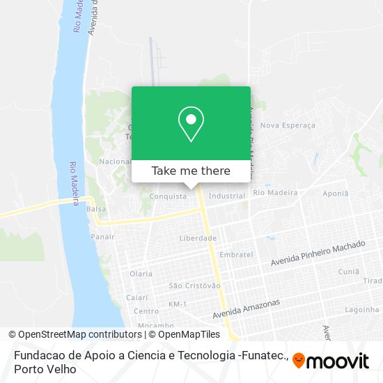 Fundacao de Apoio a Ciencia e Tecnologia -Funatec. map