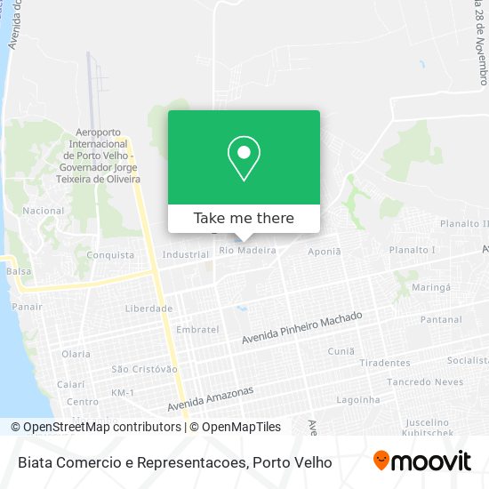 Biata Comercio e Representacoes map