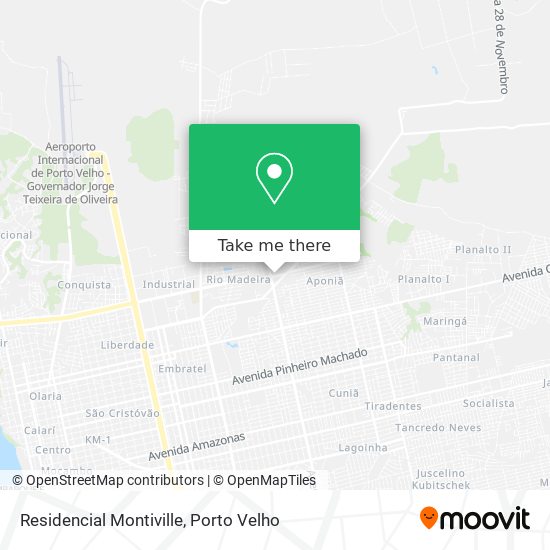 Residencial Montiville map