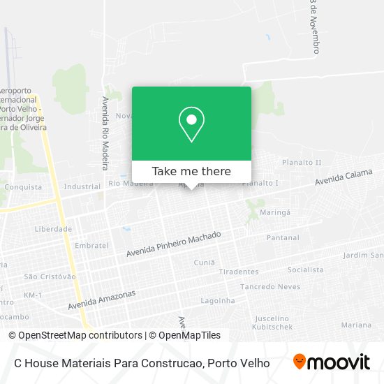 C House Materiais Para Construcao map