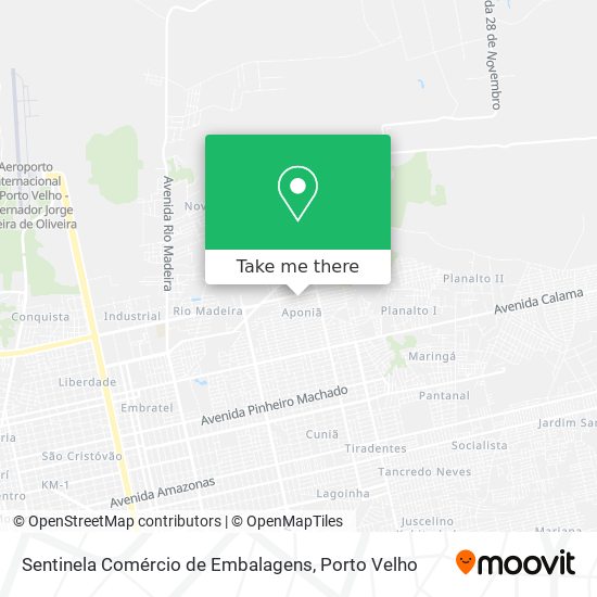 Sentinela Comércio de Embalagens map