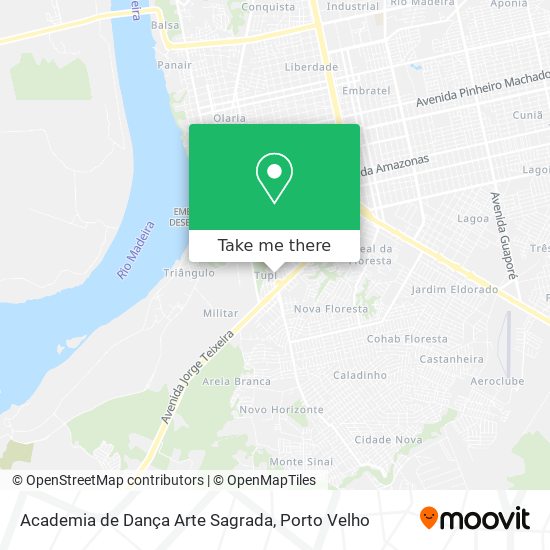 Academia de Dança Arte Sagrada map