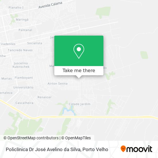 Policlínica Dr José Avelino da Silva map