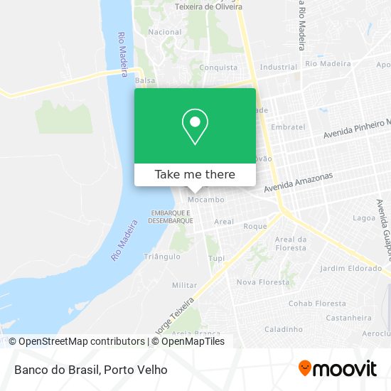 Banco do Brasil map