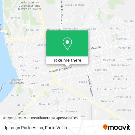 Ipiranga Porto Velho map