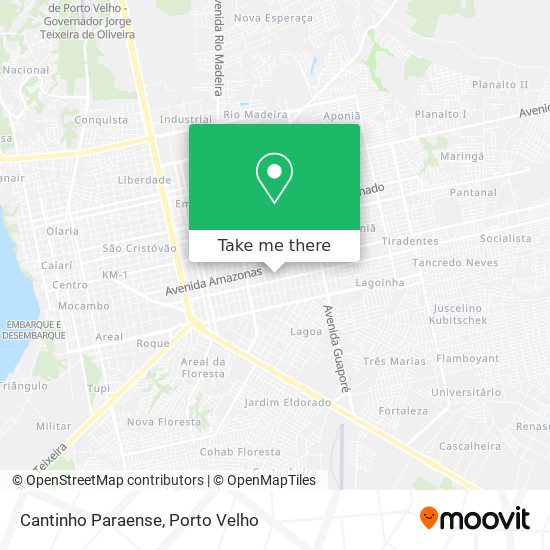 Cantinho Paraense map