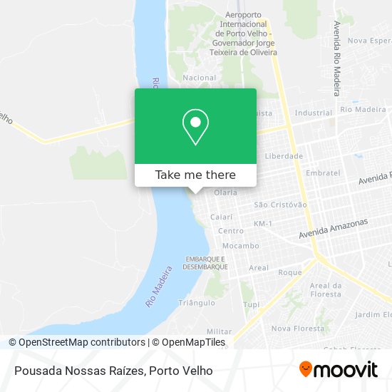 Pousada Nossas Raízes map