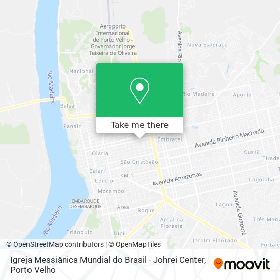 Mapa Igreja Messiânica Mundial do Brasil - Johrei Center