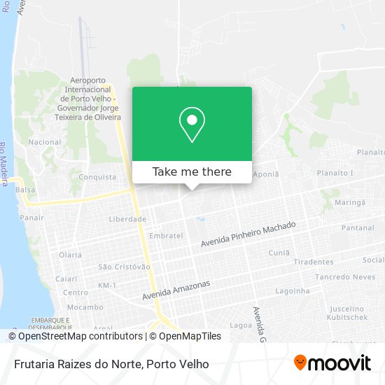 Frutaria Raizes do Norte map