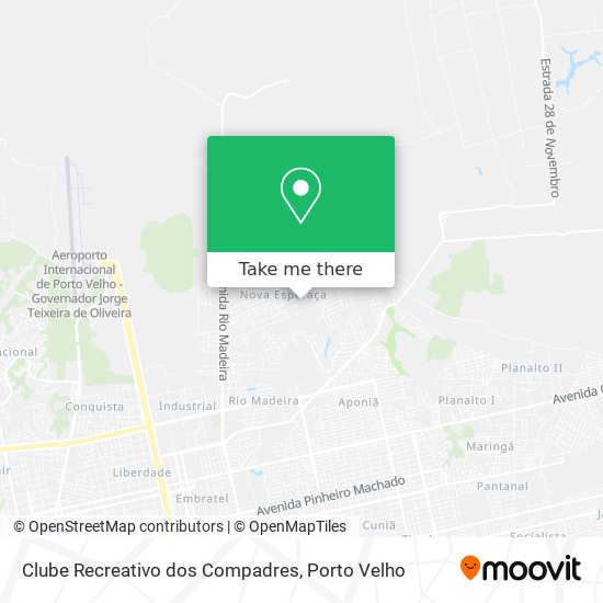 Clube Recreativo dos Compadres map