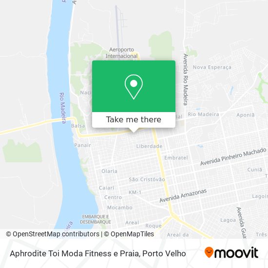 Aphrodite Toi Moda Fitness e Praia map