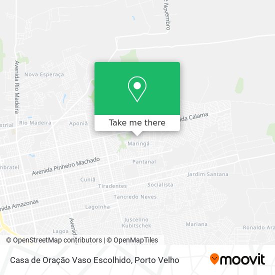 Casa de Oração Vaso Escolhido map