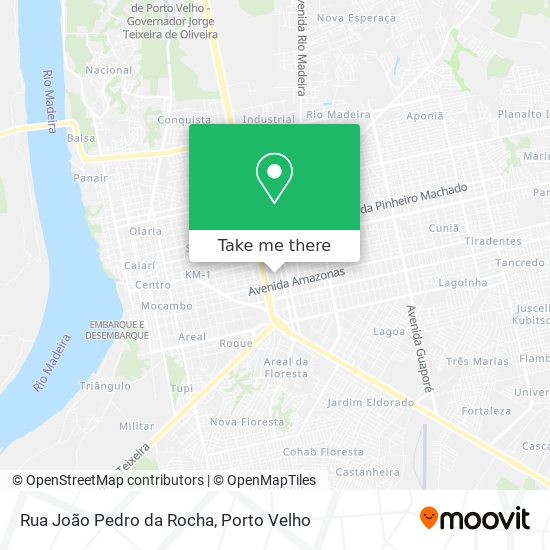 Rua João Pedro da Rocha map