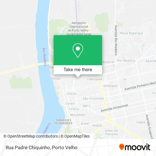Rua Padre Chiquinho map