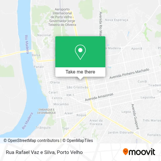 Rua Rafael Vaz e Silva map