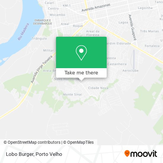 Lobo Burger map