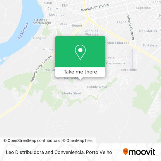 Mapa Leo Distribuidora and Conveniencia