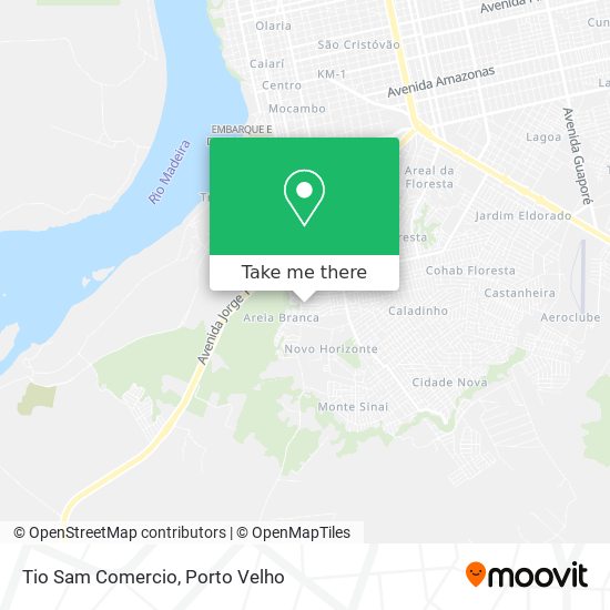 Mapa Tio Sam Comercio