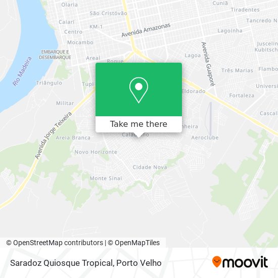 Saradoz Quiosque Tropical map