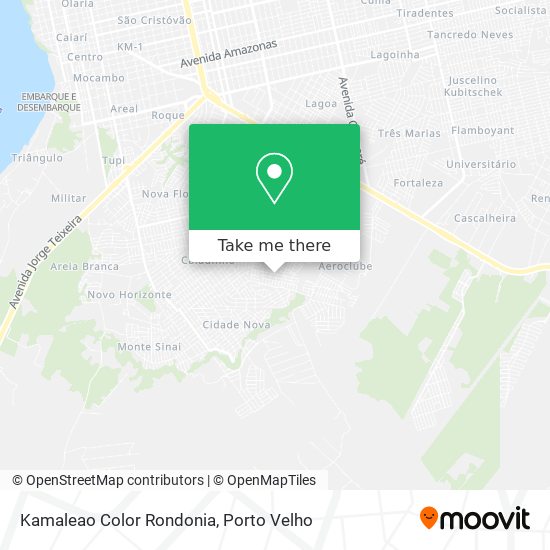 Kamaleao Color Rondonia map