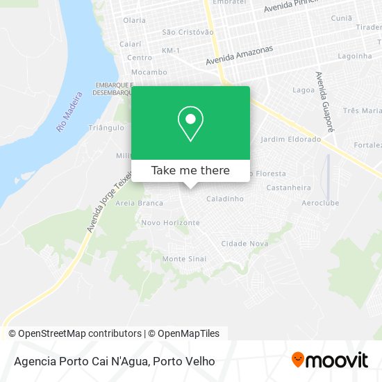 Agencia Porto Cai N'Agua map