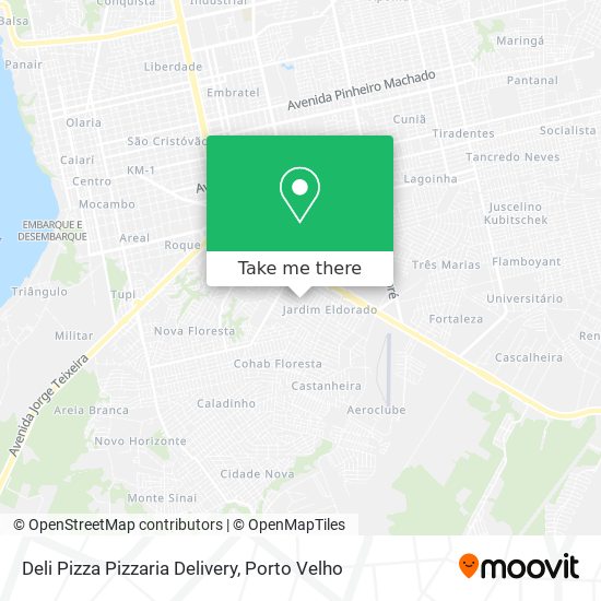 Mapa Deli Pizza Pizzaria Delivery