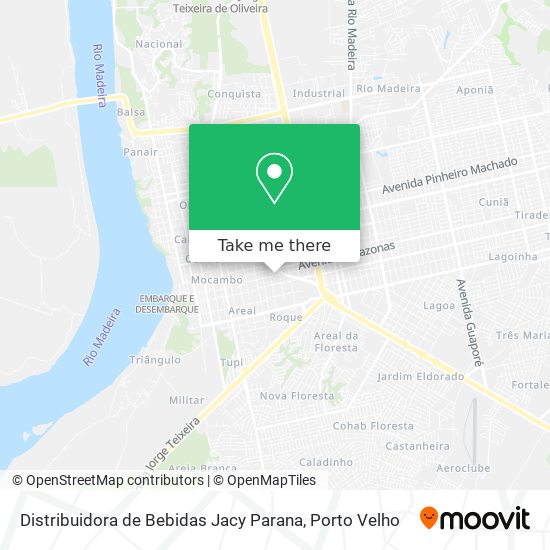 Distribuidora de Bebidas Jacy Parana map